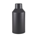 14" Black Metal Table Vase