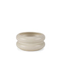 4" Cream Cylinder Ceramic Table Vase