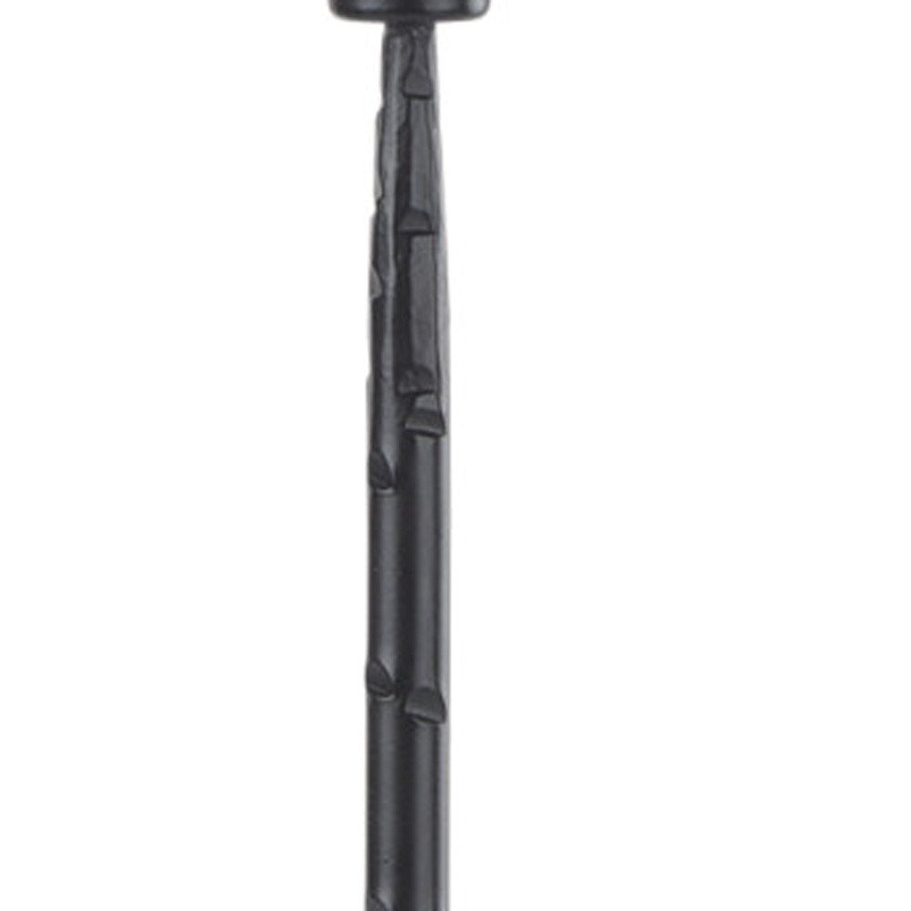 18" Black Metal Tabletop Taper Candlestick