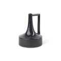 8" Black Ceramic Jug Vase