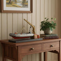 10" Unfinished Wood Hand Painted Model Boat