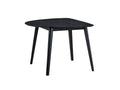 43" Black Wood Dining Table