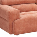 108" Orange Upholstered Universal Sofa