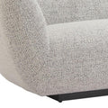 96" Gray Upholstered Sofa