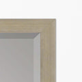 31" Silver Wood Accent Mirror
