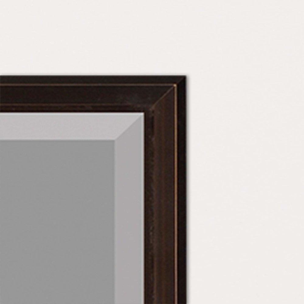 39" Bronze Wood Accent Mirror