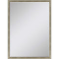 38" Silver Wood Accent Mirror