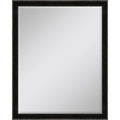 52" Dark Brown Wood Accent Mirror
