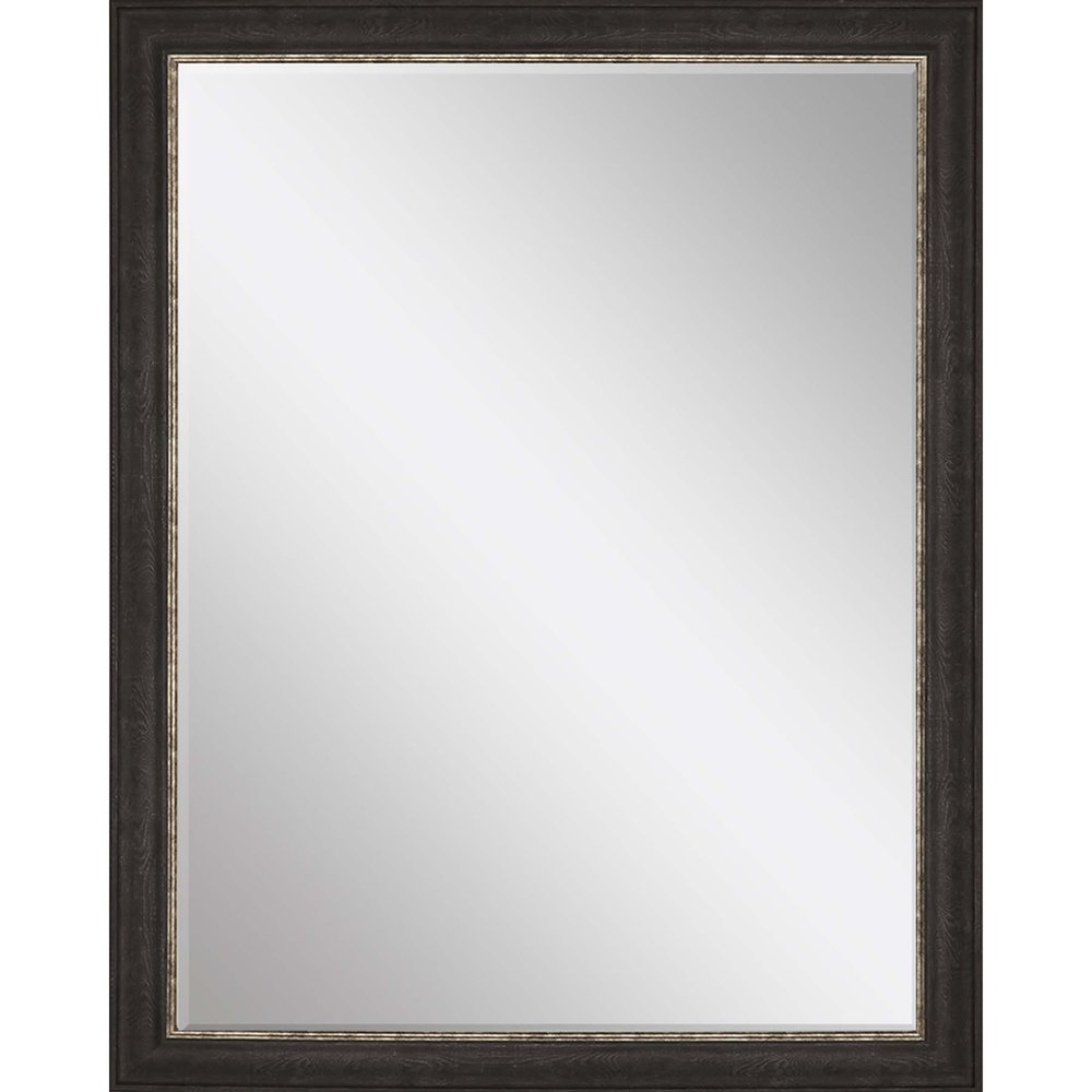45" Dark Brown Accent Mirror