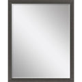 51" Dark Brown Solid Wood Framed Accent Mirror