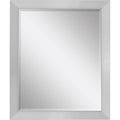 32" Silver Framed Accent Mirror