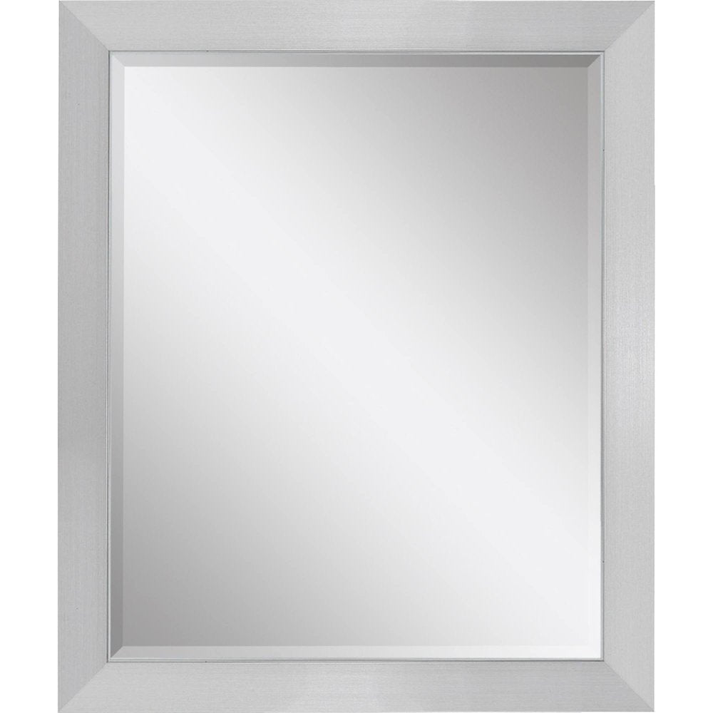 34" Silver Framed Accent Mirror