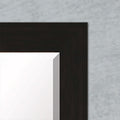 53" Dark Brown Accent Mirror