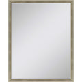 50" Silver Wood Accent Mirror