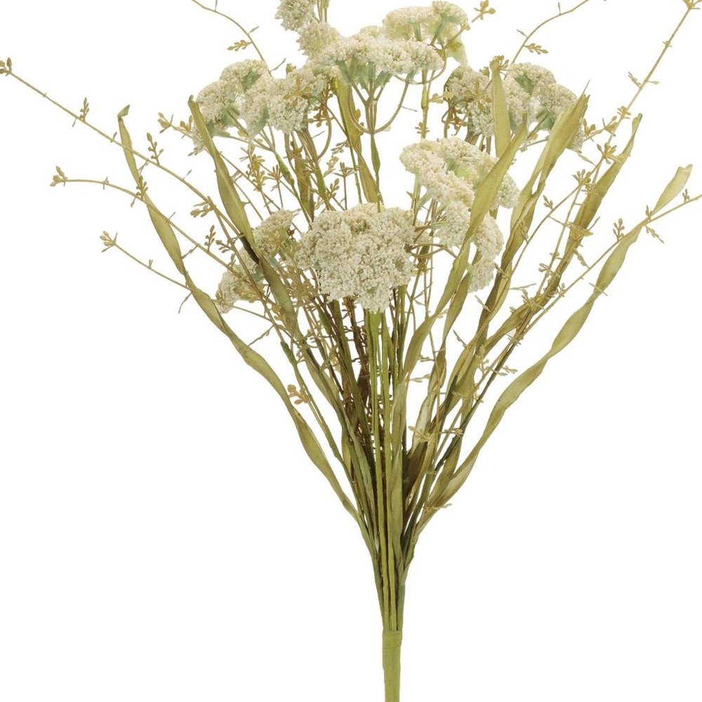 Set of two 18" White Artificial Plant in a No