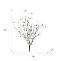 Set of Four 46" Green And Brown Artificial Foliage
