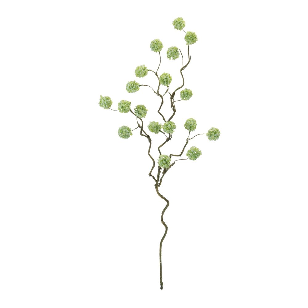 Set of Six 11" Green And Brown Artificial