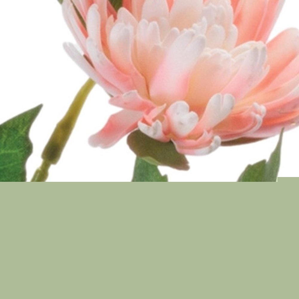 Set of Four 27" Blush White And Green Artificial Flowering