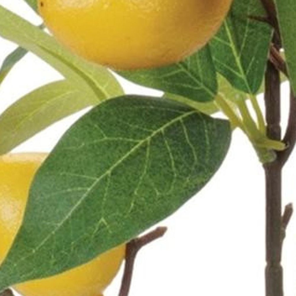 Set of six 4" Yellow Artificial Plant in a No