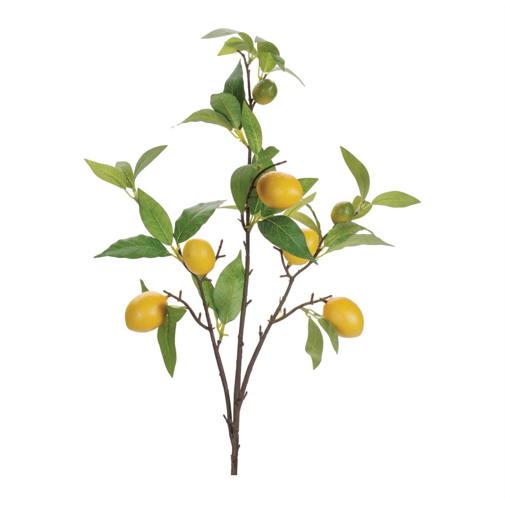 Set of six 4" Yellow Artificial Plant in a No