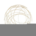 26" X 26" Gold Abstract Metal Circle Hanging Dimensional Sculpture