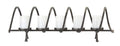 10" Black Metal Centerpiece Candelabra Candle Holder