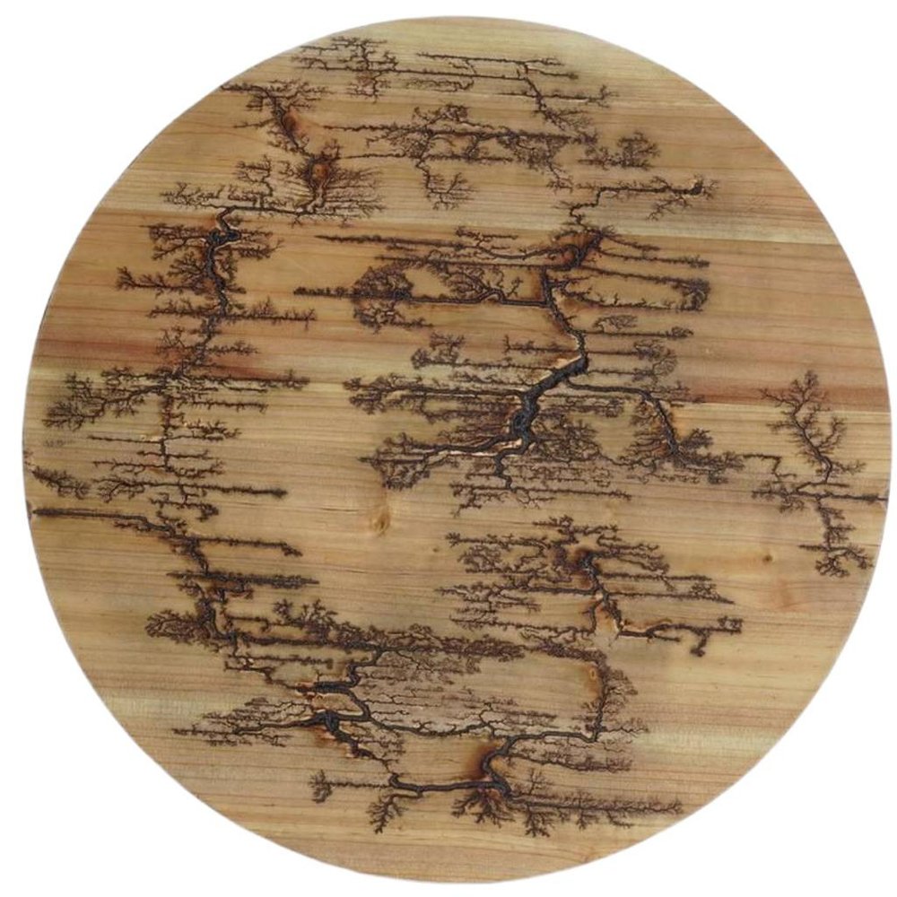 18" X 18" Black And Brown Wood Hanging Wall Decor