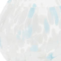 Set of Four Blue Abstract Glass Tabletop Votive Candle Holders