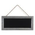 10" X 22" Gray Metal Hanging Chalkboard