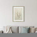 Whispering Grasses III Silver Framed Wall Art