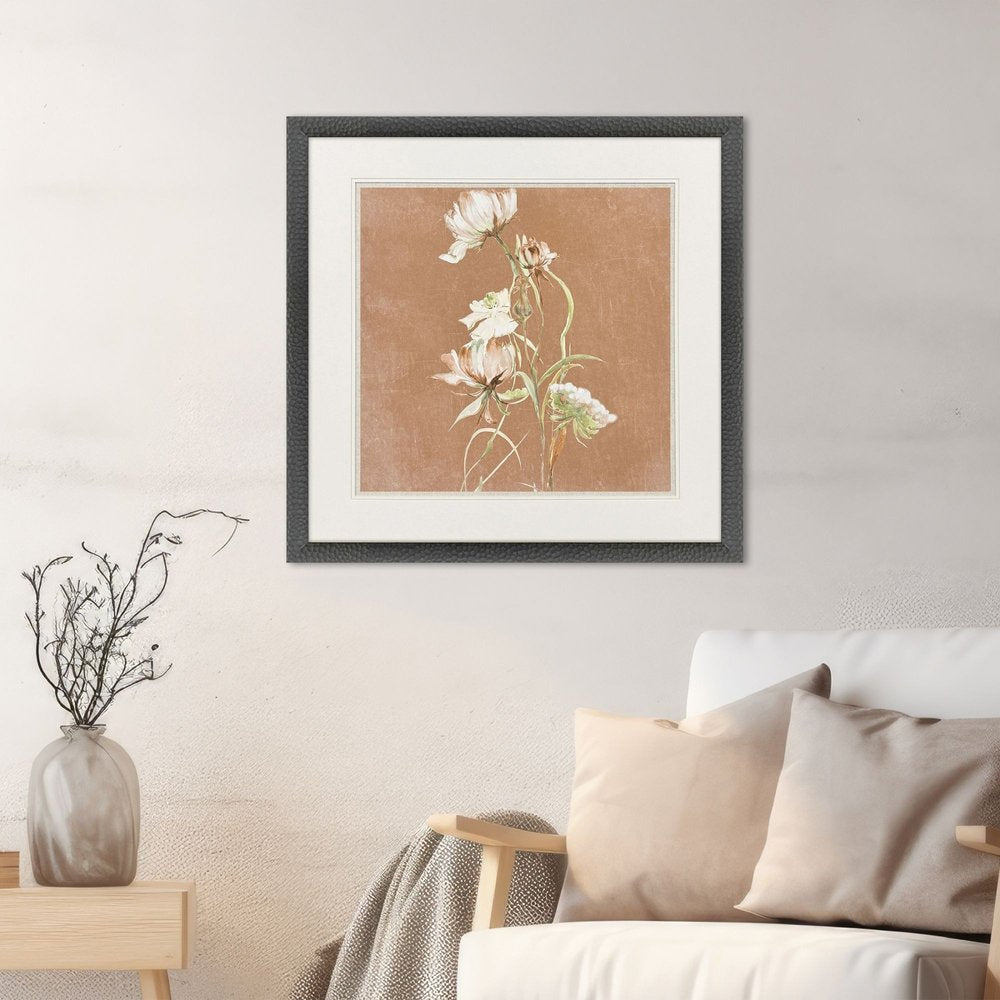 Wildflowers II Black Framed Wall Art