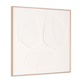 White Geo Trio Brown Shadowbox Wall Art