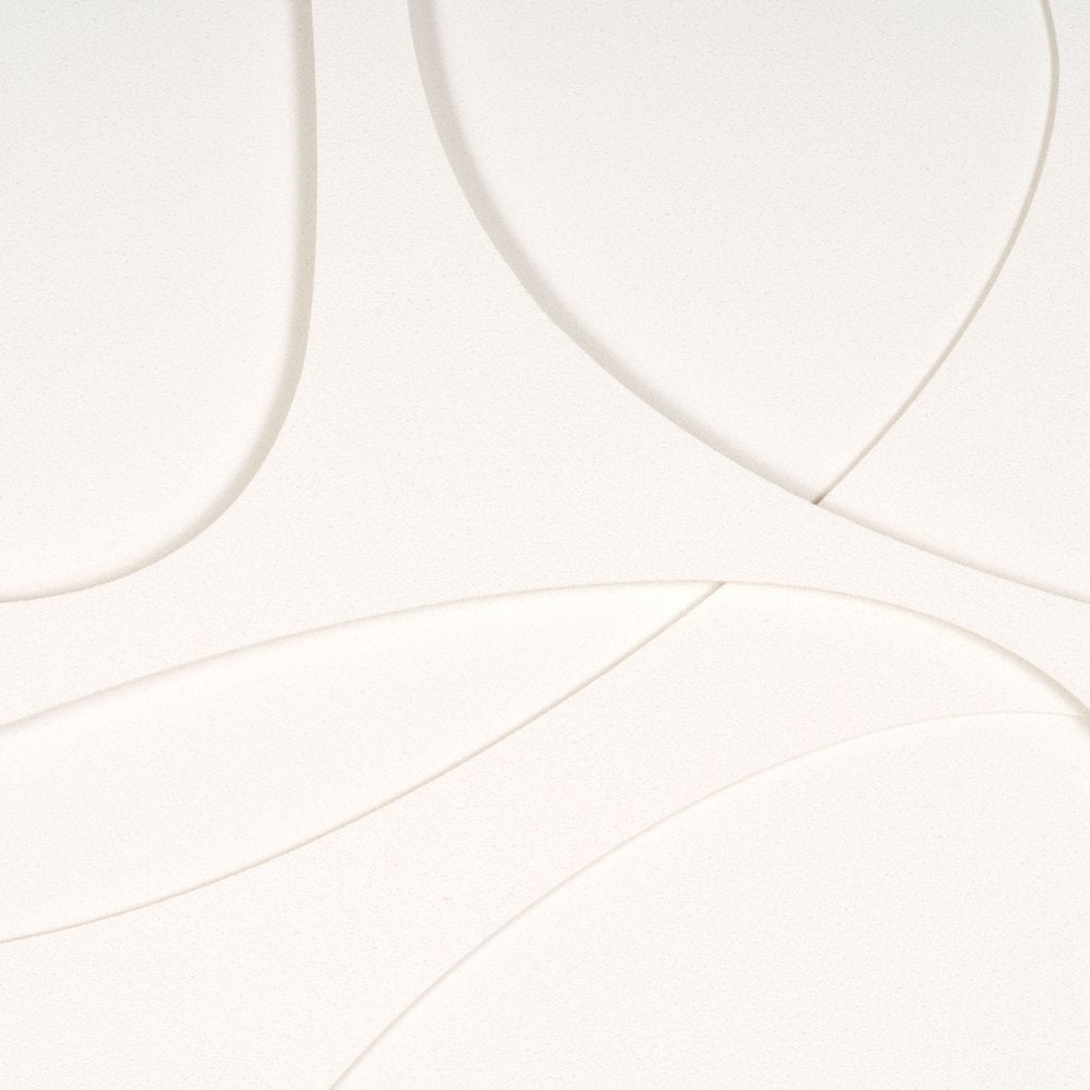 White Geo Trio Brown Shadowbox Wall Art