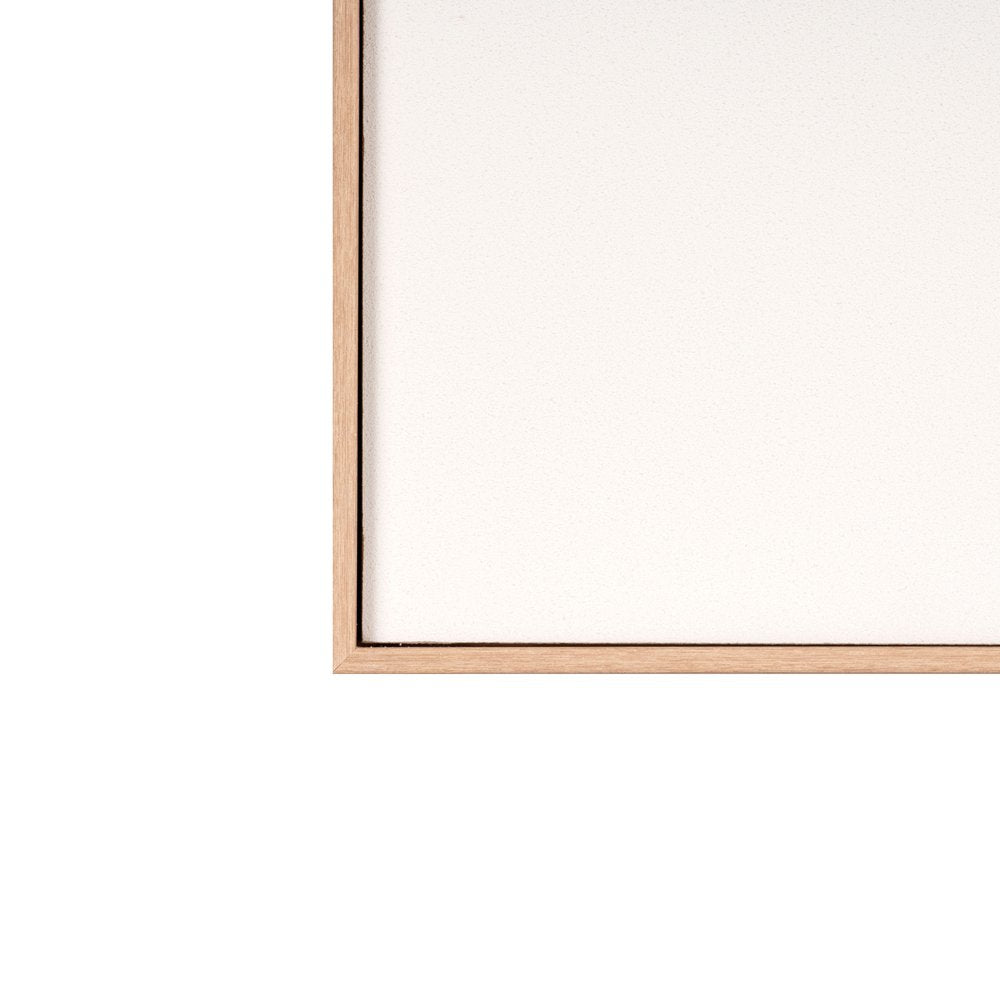 White Curvy Geo Trio Brown Shadowbox Wall Art