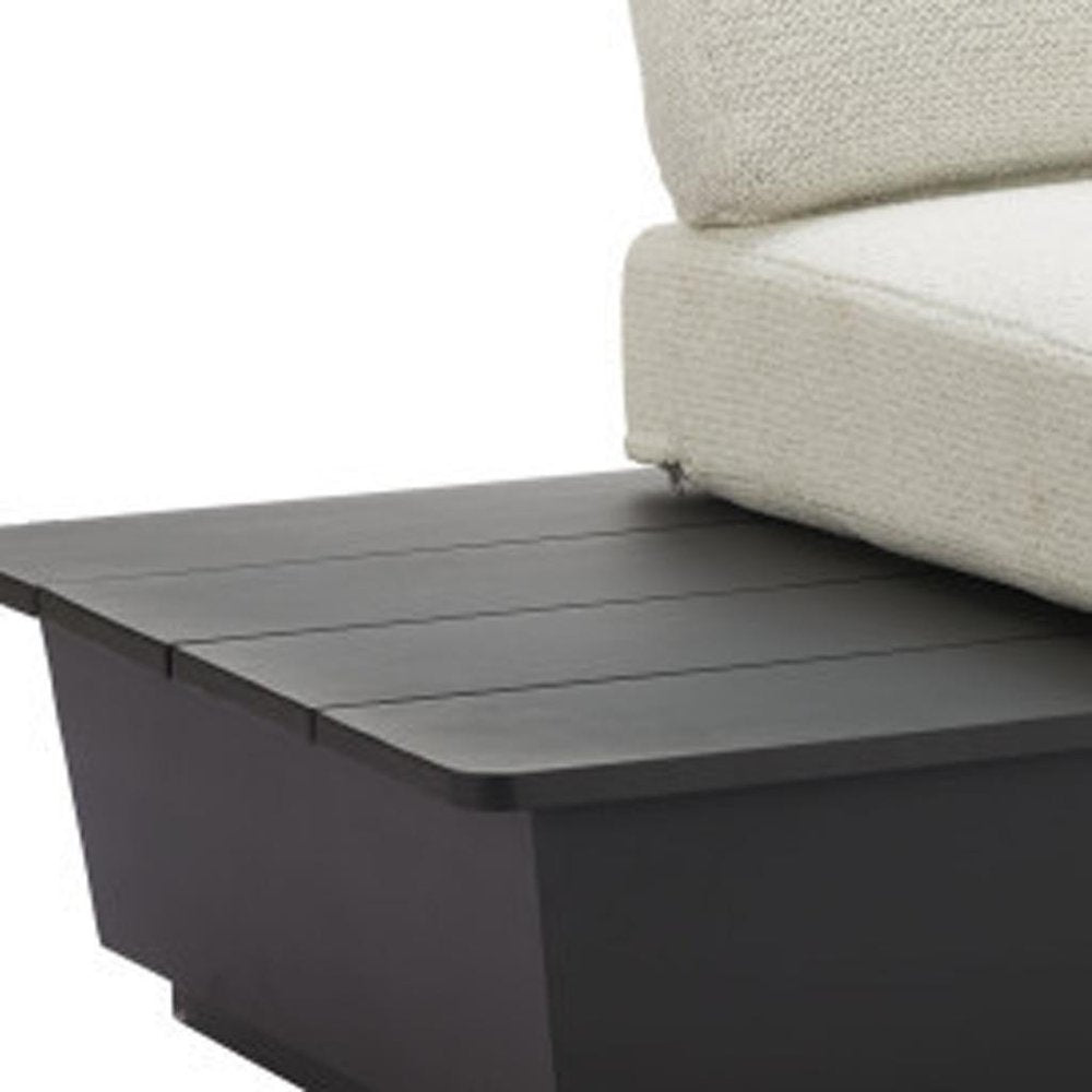 79" Beige Polypropylene Sofa