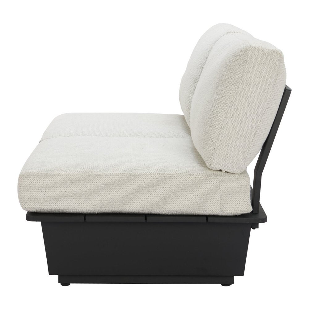 79" Beige Polypropylene Sofa