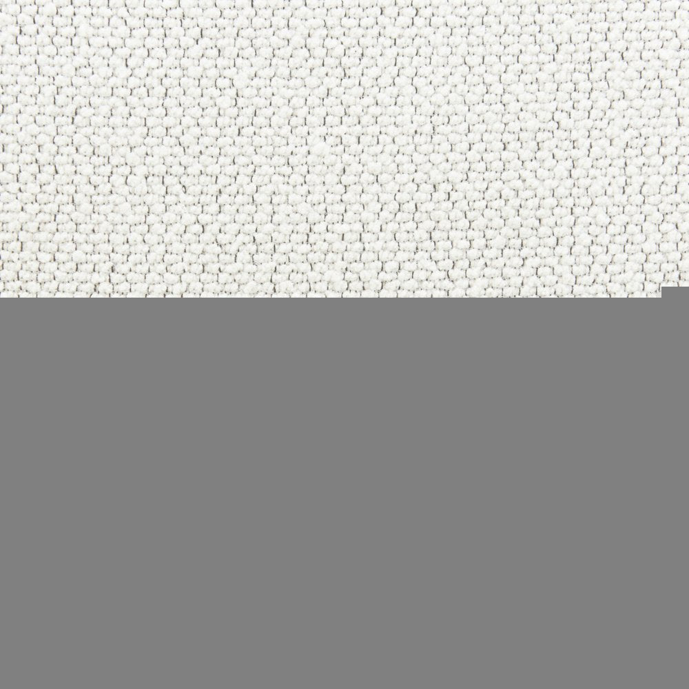 White and Gray Slipcovered Upholstery Open Back Swivel Dining Arm Chair