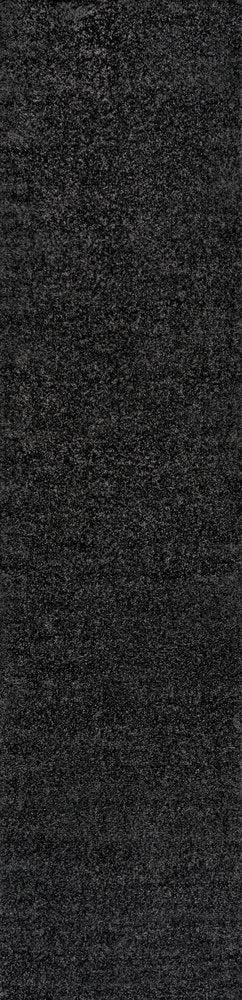10' Black Runner Rug