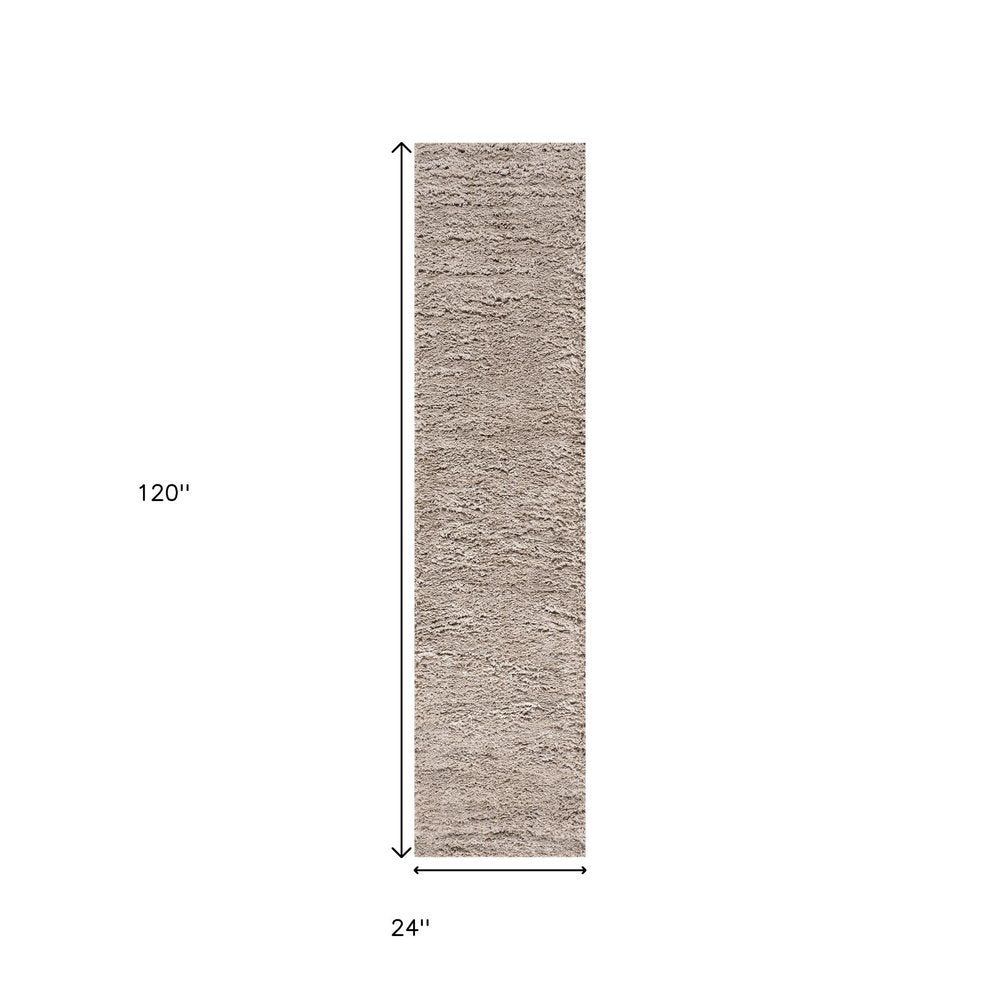 10' Beige Flatweave Runner Rug