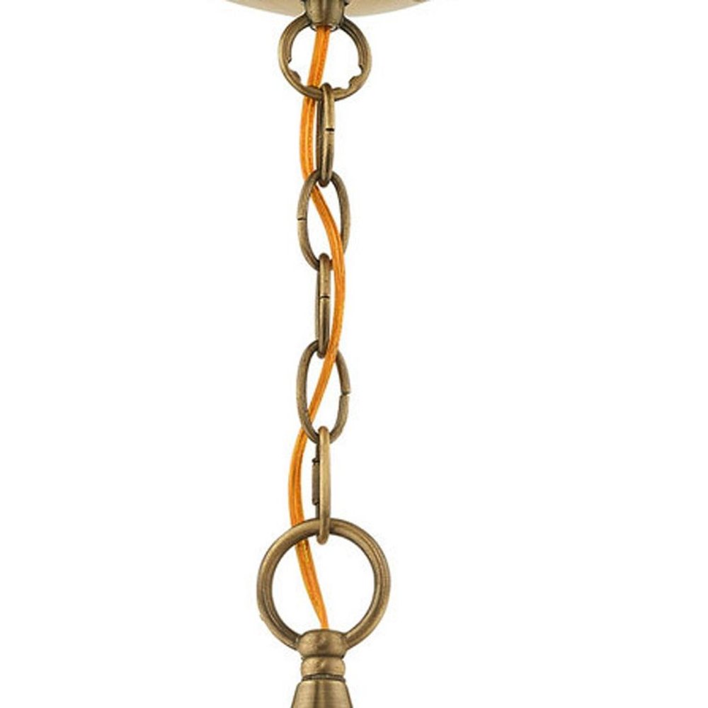 Three Light Dimmable Chandelier With Shades