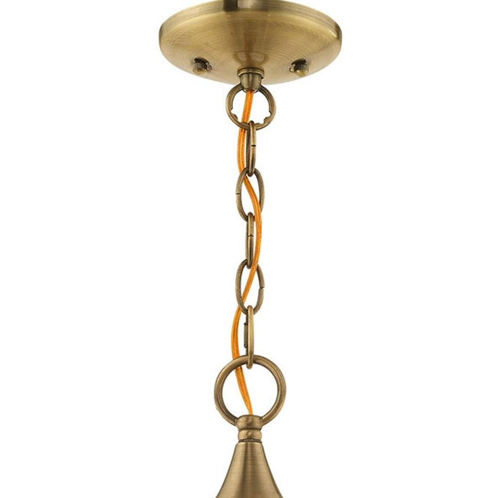 Three Light Dimmable Chandelier With Shades