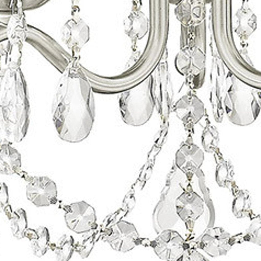 Three Light Dimmable Chandelier With Shades