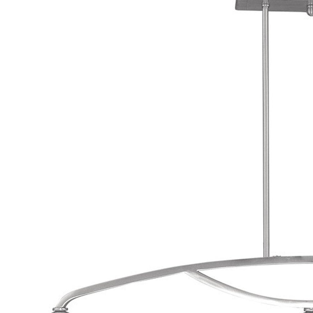 Three Light Dimmable Chandelier With Shades