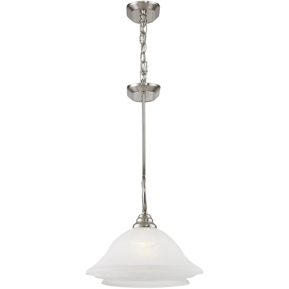 Three Light Dimmable Chandelier With Shades