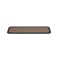 Set Of Six Black And Natural Polypropylene And Rubber Stair Treads