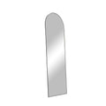 59" Black Aluminum Arch Freestanding Or Wall Mount Framed Full Length Mirror