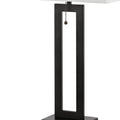 Set of Two 29" Black Table Lamps With Shades
