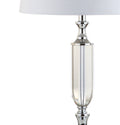 27" Silver Novelty Table Lamp With Empire Shade