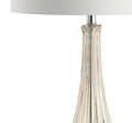 33" Clear Urn Buffet Lamp With Drum Shade