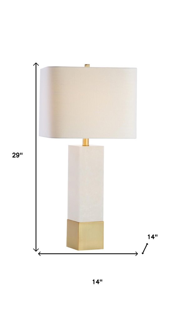 29" Gold Novelty Table Lamp LED With Shade